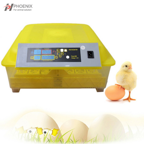 Mini incubadora de huevos, 24 huevos, Mini incubadora automática inteligente de huevos, incubadora con Control de temperatura para incubar pollo y pato