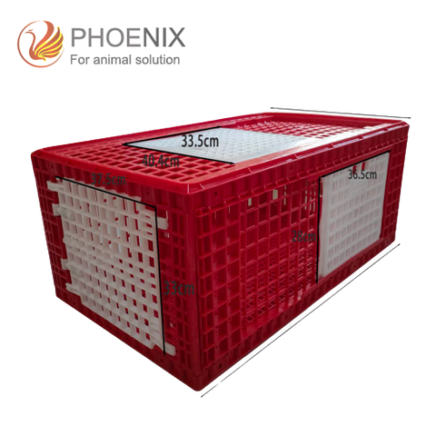 Pavo de plástico/ Jaula de transporte de pollo vivo Caja de transporte de aves de corral Ph-274