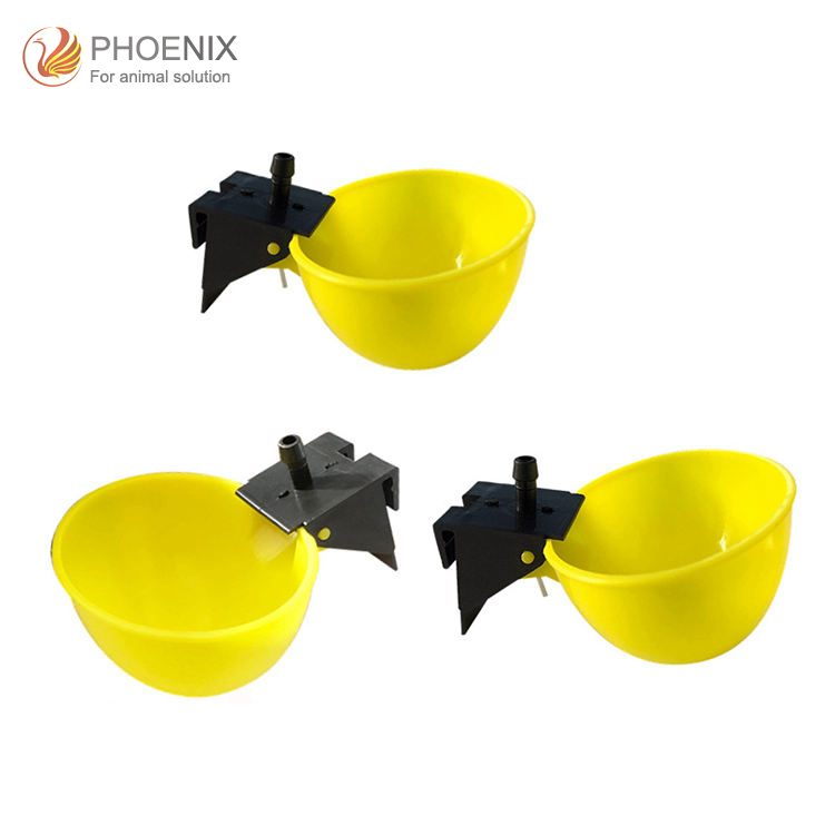 Kit automático de taza de agua para pollos, bebedero para pollos, sin picoteo, para aves de corral, codornices, patos, mascotas pequeñas, Ph-104