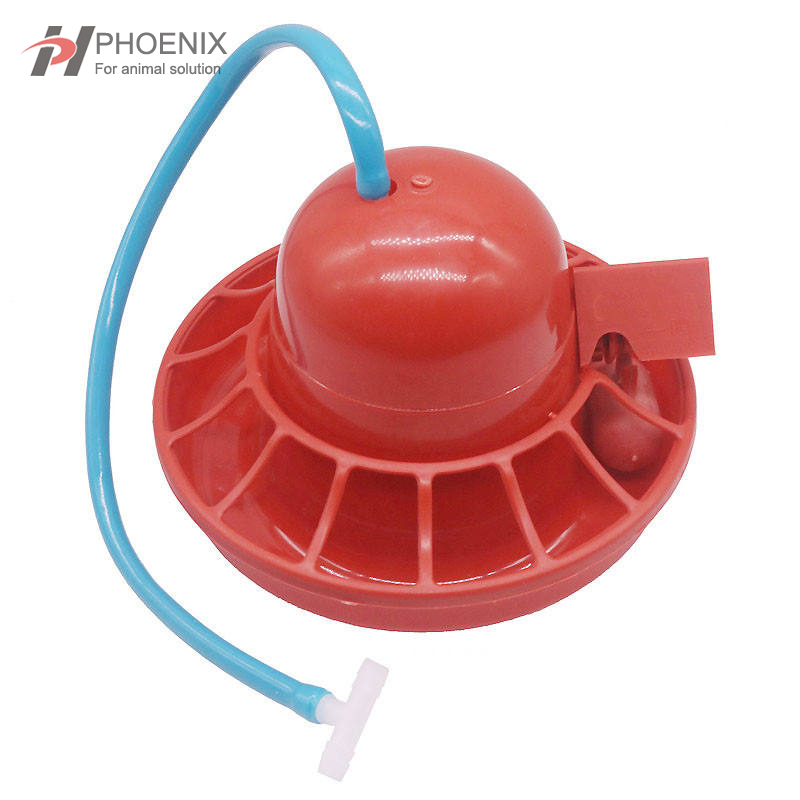 Bebedero de plástico para aves de corral, pollo, Plasson, bebedero para pollos, fuente de agua, campana colgante automática, bebedero para fuente, ph-239