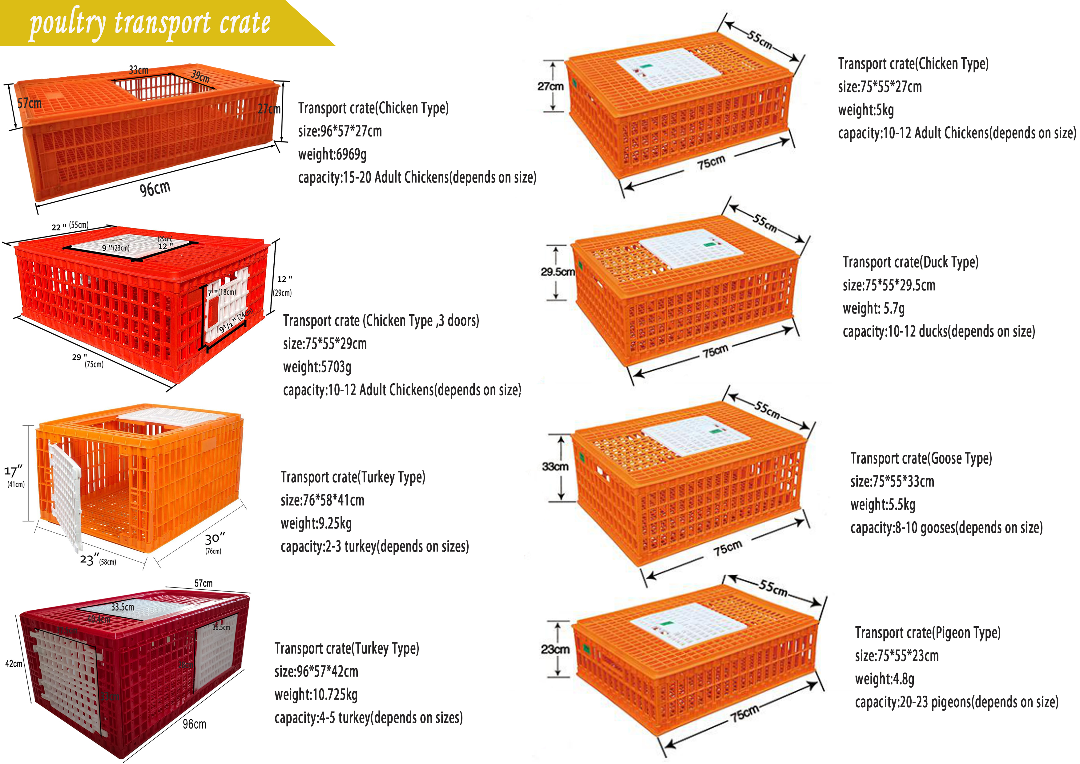 cajas de transporte