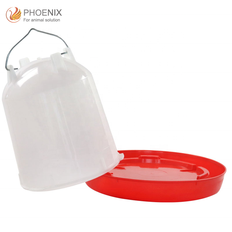 Bebedero automático de agua para aves de corral, bebedero para pollos PP, cubo para pollo Ph-227