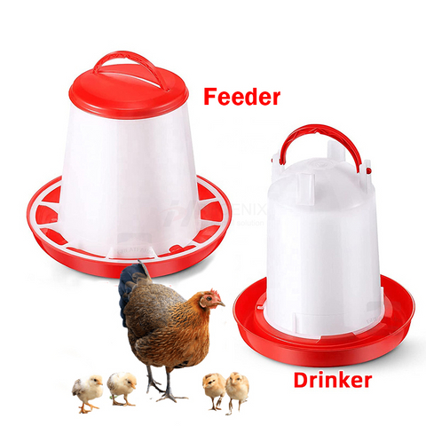 Bebedero automático de agua para aves de corral, bebedero para pollos PP, cubo para pollo Ph-227